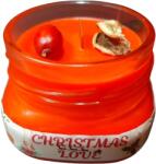 Candelis Lumânare parfumată CHRISTMAS LOVE - Mar copt, Scortisoara, Sirop de artar, Lamaie, 80g