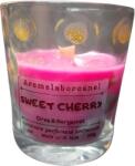 Candelis Lumânare parfumată cu fitil lemn, SWEET CHERRY - Cires, Bergamot, 130g