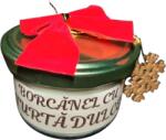 Candelis Lumânare parfumată BORCĂNEL CU TURTĂ DULCE - Ghimbir, Scorțișoară, Cuișoare, Vanilie, 80g