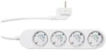 Shelly Priză inteligentă 12A cu 4 porturi Gen4 Zigbee/Matter