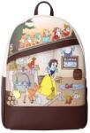Loungefly Rucsac Disney: Alba-ca-Zapada, Loungefly, Piele ecologica, 22x25x11 cm, Multicolor Geanta, rucsac laptop