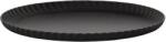 Alessi Tavă de servire Pleats rotundă, 23 cm, neagră (JK02/23 B) Tava