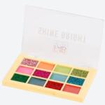 Fab Factory Csillogó szemhéjpúder krém paletta Fab Factory 12 szín (8721073618047)