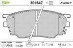 VALEO Set placute frana VALEO 301647 (301647)