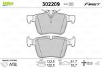 VALEO Set placute frana VALEO 302209 (302209)
