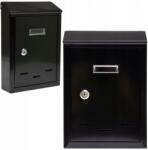 TOYA Postaláda, 285×200×60mm, fekete (78540)