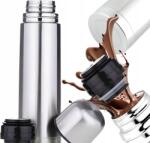 LUXITO Kávés termosz tea ezüst rozsdamentes nagy Luxito Bullet 1000ml (8002020461337)