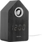 Karlsson Ceas deșteptător Cuckoo LED, lemn negru (KA6061BK)