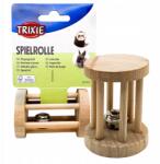 TRIXIE Fából készült görkorcsolya csengővel rágcsálóknak-játék, fogkoptatás hörcsög, egér (TX-6184)