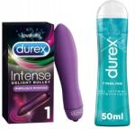 Durex mini szilikon vibrátor 9cm Intim Tingling Stimuláló Gél 50ml