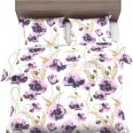 Sense Antiallergén ágyneműhuzat 180x200+2x70x80 100% Természetes Pamut Öko Tanúsítvány (FIOLETOWE MAKI)