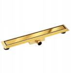 BALNEO Lineáris lefolyó Duplex Next 80cm 2in1 Arany Tükör Acél AISI304 (A010180102-3)