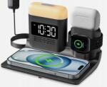  Yortot töltőállomás ébresztőórával 3AZ1BEN AirPods IWatch IPhone (CL800I)