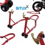Bituxx Motorkerékpár Tartó Állvány Univerzális 21-34CM Piros Motor Emelő (HD18969)