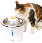 Catit Flower Steel Top Itató Szökőkút víztál kutya macska szűrővel 3L (151262)