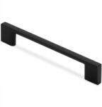 Mavö Bútorfogantyú Fekete Matt Egyenes Bútorfogantyú D705 160MM (TECHNO, uchwyt meblowy, czarny, 160mm)