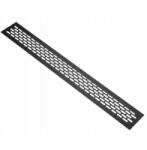 Leba Bútorszellőzőrács fekete 60x480 mm bútorrács fekete (K-60X480-CZARNA)