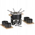 Kela Fondue szett Gunten rozsdamentes acél fekete 19, 0cm 20, 0cm 1, 6l (4025457100680)