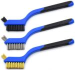 Geko Drótkefe Készlet Acél Nylon Sárgaréz 180mm 3DB Geko (G00646)