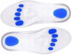 Gél Fehér Kék Úszó szilikon Betétek Cipőbe Bélés 39 40 (Elastyczne silikonowe GRUBE wkładki do butów)