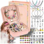 Avante Nagy Gyöngy Szett Ékszer Karkötők Készítéséhez Gyerekeknek Charms (ZESTAW DO BIŻUTERII NASZYJNIK ZAWIESZKA DIY)