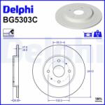 DELPHI Disc frana DELPHI BG5303C (BG5303C) - automobilus