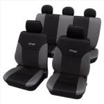 Petex Set complet huse scaune universale (fata-spate) gri negru Wave PETEX (22874818PX)