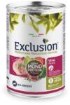 Exclusion Mediterraneo Noble Grain borjúhúsos konzerv felnőtt kutyáknak, 400g
