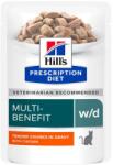 Hill's Hills PD Feline w/d Multi Benefit alutasakos macskaeledel 12x85g