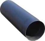K-Fém Füstcső - vastag falú - Ø 120 x 250mm - fekete, festett