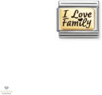 NOMINATION "Szeretem a családomat" charm - 030166-69