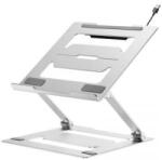 My Wall (HT17L) Notebook állvány Állítható magasság, USB hub funkció, Dönthető (HT17L)