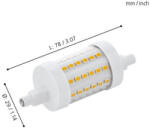 EGLO , 11829 , LEDR7S , fényforrás , 2700 K , R7S , 1X7W , átlátszó (11829)