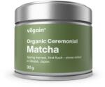 Vilgain BIO Ceremonial matcha -⁠ szertartásos matcha Shizuokából, Japánból, enyhén kesernyés umami ízzel, az első tavaszi szüret legfiatalabb leveleiből