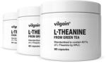 Vilgain Multipack 3 pièces - L-Teanin -⁠ 100mg l-theanin 1 kapszulában, természetes eredetű tea, a zöld tea elősegíti a koncentrációt és a relaxációt
