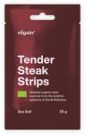 Vilgain BIO Szárított steakcsíkok -⁠ prémium tehénfajtáktól származó szárított húscsíkok, több mint 92% minőségi marhahús minden csomagban, praktikus snack utazáshoz