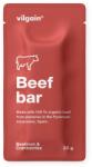 Vilgain BIO Beef Bar -⁠ több mint 70%-ban fűvel táplált tehenektől származó hús, tiszta bio-összetevők, GMO, glutamát és hozzáadott cukor nélkül