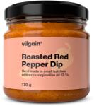 Vilgain Mártogatós sült pirospaprikából -⁠ paprikamártás extra szűz olívaolajjal, napraforgómaggal és friss fokhagymával kiegészítve a maximális íz érdekében, enyhén fűszerezve, tartósítószer nélkül
