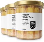 Vilgain Fehér tonhalfilé extra szűz bio olívaolajban - 3× 200 g