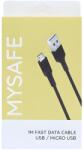 IZMAEL. eu MySafe кабел - 1м - MicroUSB - черен KP25592 (25592)