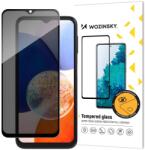 Wozinsky Privacy Glass Закалено стъкло за Samsung Galaxy A14 5G/Galaxy A14 - Черен KP26349