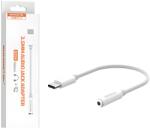 Samostel Адаптер аудио жак 3.5mm на USB C - Бяла KP26288 (26288)