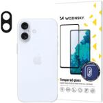 Wozinsky Закалено стъкло за камера 9H за Apple iPhone 16 - Черен KP34942