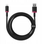 Baseus kábel Dura 2.4A 2m (piros-fekete) (6932172669881)