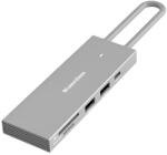Plasico Computers USB хъб BE HC706, 7-портов, USB-C 3.0, HDMI 4K/60Hz, Сив (HC706)