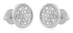 Brilio Cercei din aur alb cu pietre de zircon 14/833.721/17ZIR