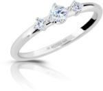 Modesi Ezüst gyűrű cirkónium kövekkel M01011 56 mm