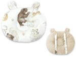 Qmini Perna Bebelusi Qmini Minky Teddy Bear and Friends Beige (6426972021562)