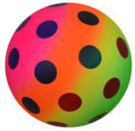  140mm Neon Szivárványos Pöttyös labda (103360019)