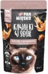 Pan Mięsko PAN MIĘSKO hrană pentru pisici bucățele pui și prepeliță în sos 85 g